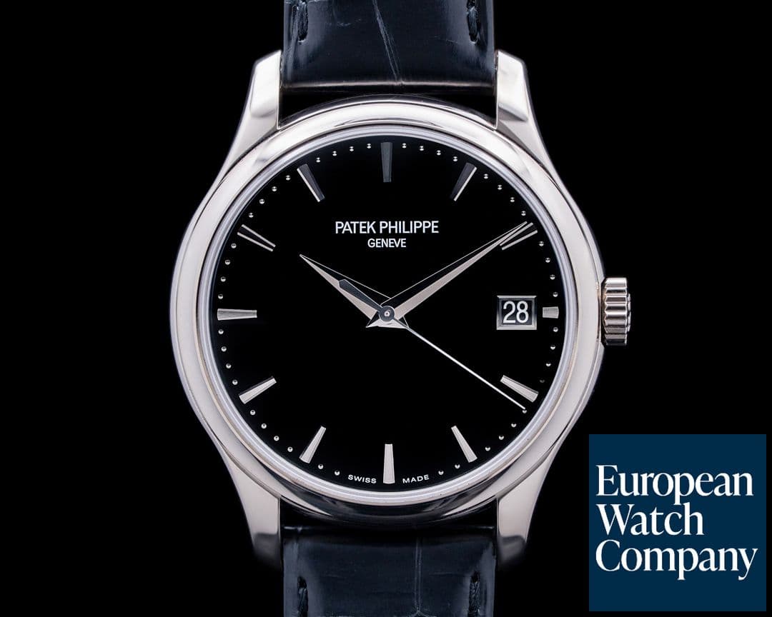 Image of Patek Philippe 5227G Calatrava 18K White Gold Black Dial