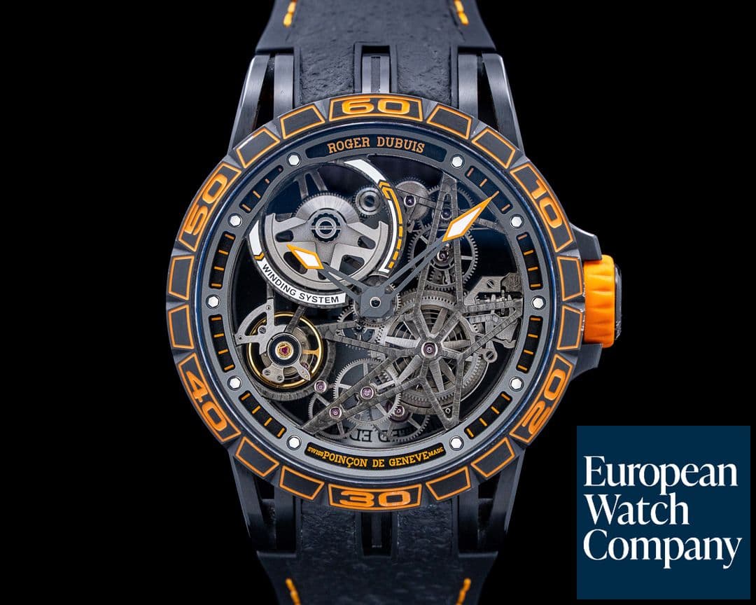 Image of Roger Dubuis DBEX0704 Excalibur Spider Pirelli Titanium Skeleton Dial LIMITED
