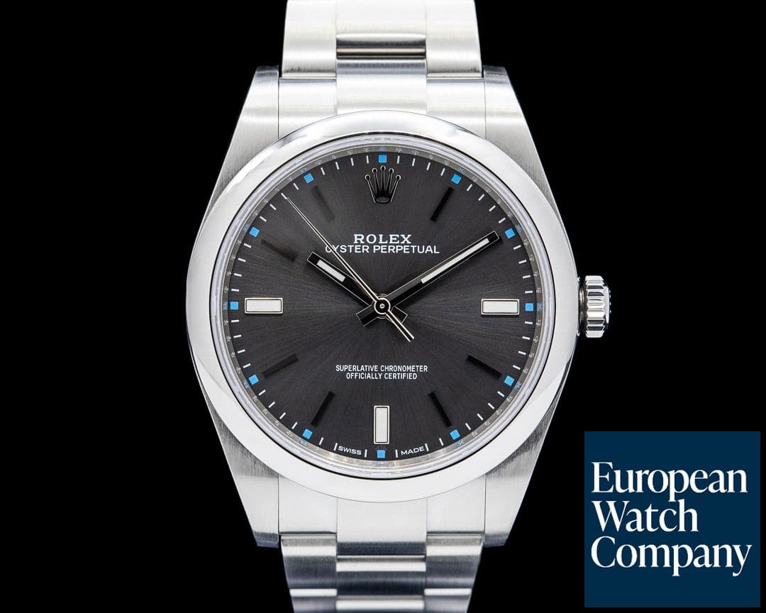Image of Rolex 114300 Oyster Perpetual 39 SS Gray Dial
