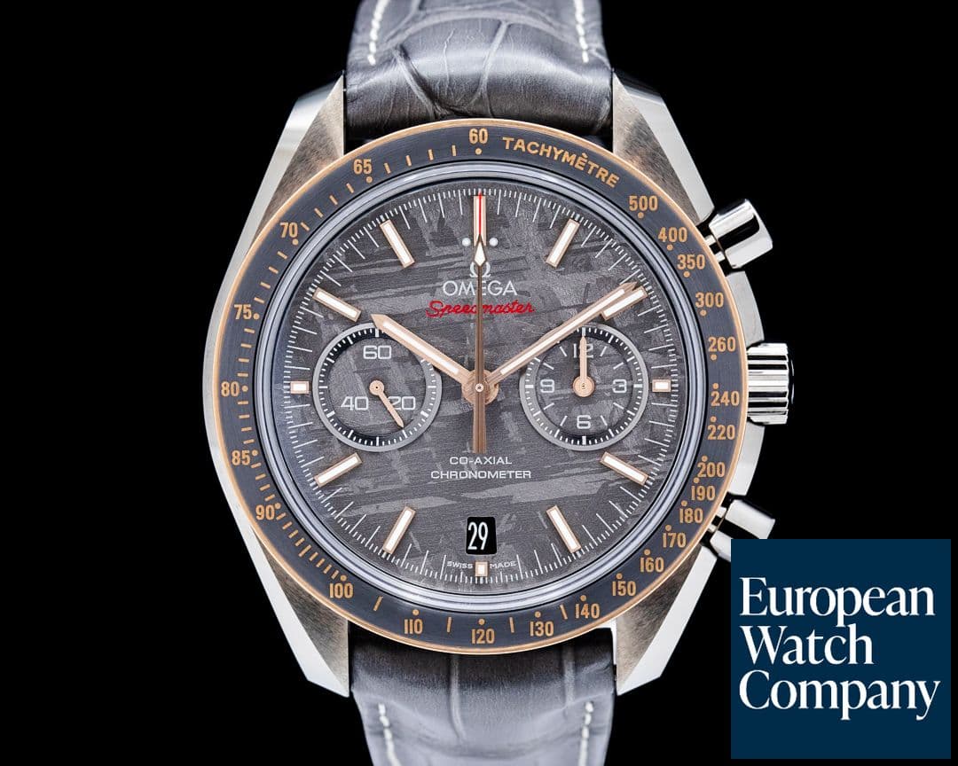 Image of Omega Speedmaster "Grey Side of the Moon" Ceramic Meteorite Dial