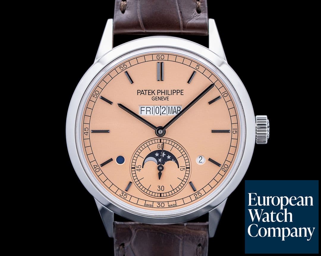 Image of Patek Philippe 5236P In-Line Perpetual Calendar Platinum Salmon Dial