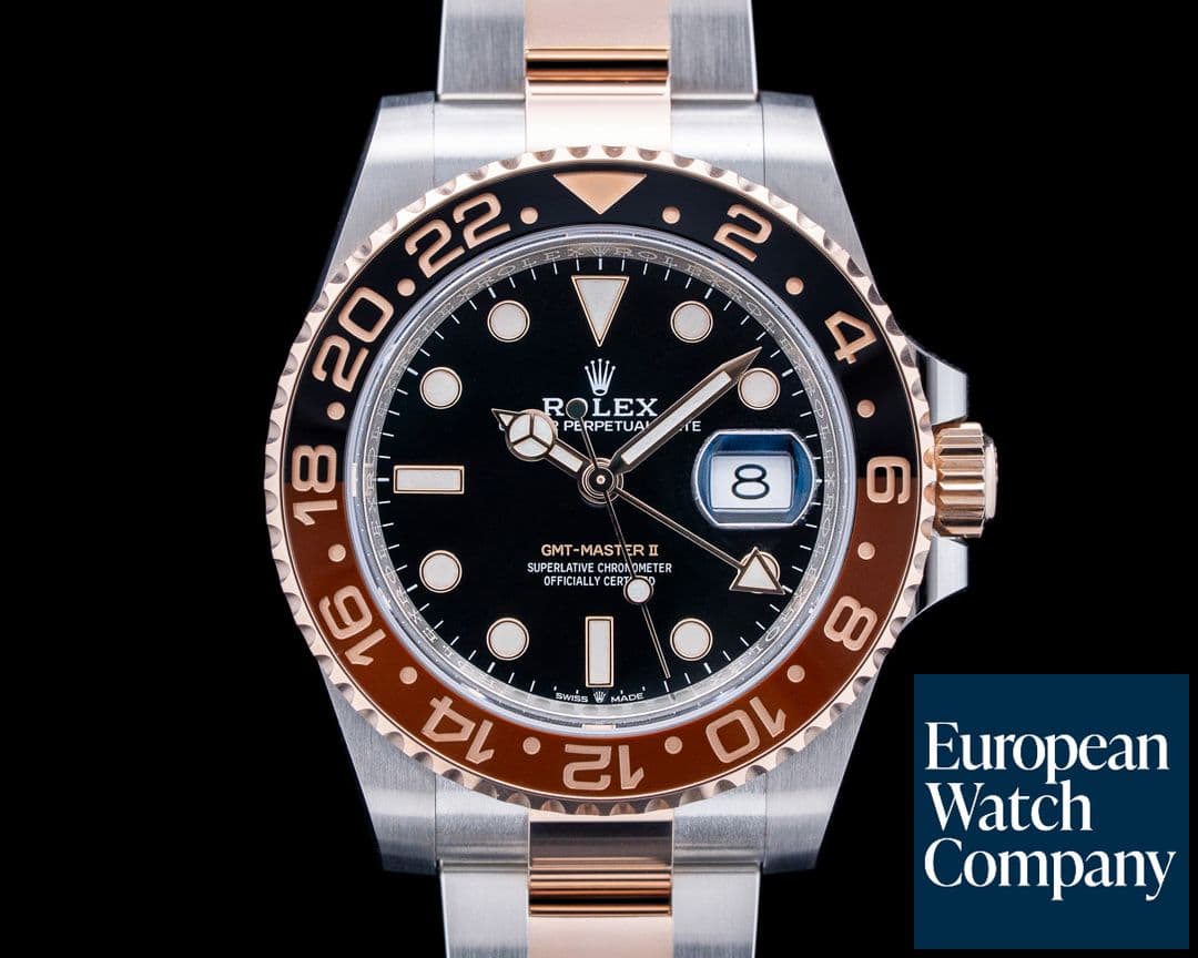 Image of Rolex 126711CHNR GMT-Master II SS / 18K Everose Gold Black Dial