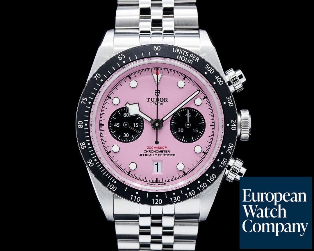 Image of Tudor 79360N Black Bay Chrono SS Pink Dial 2026