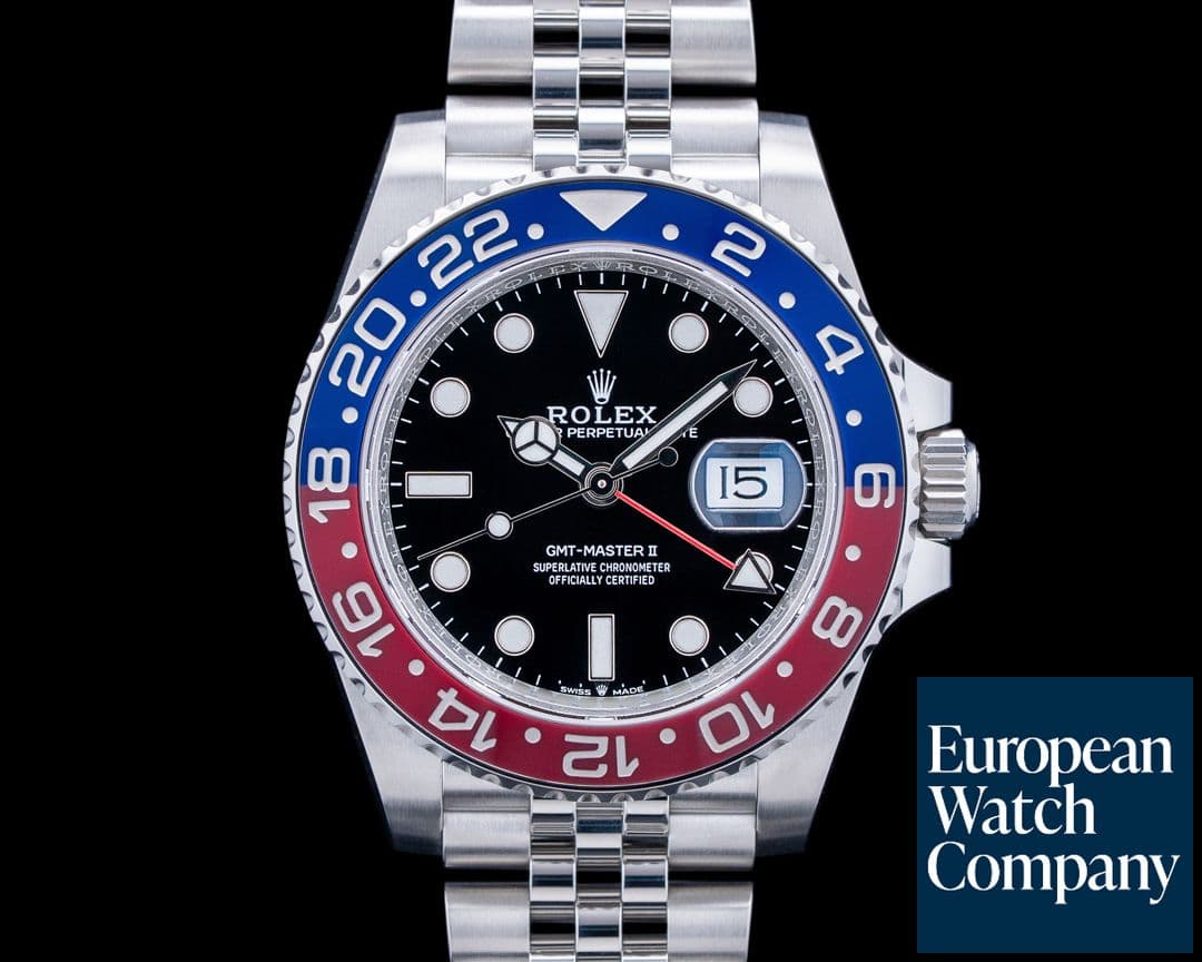 Image of Rolex 126710BLRO GMT-Master II "Pepsi" Jubilee SS Black Dial 2025
