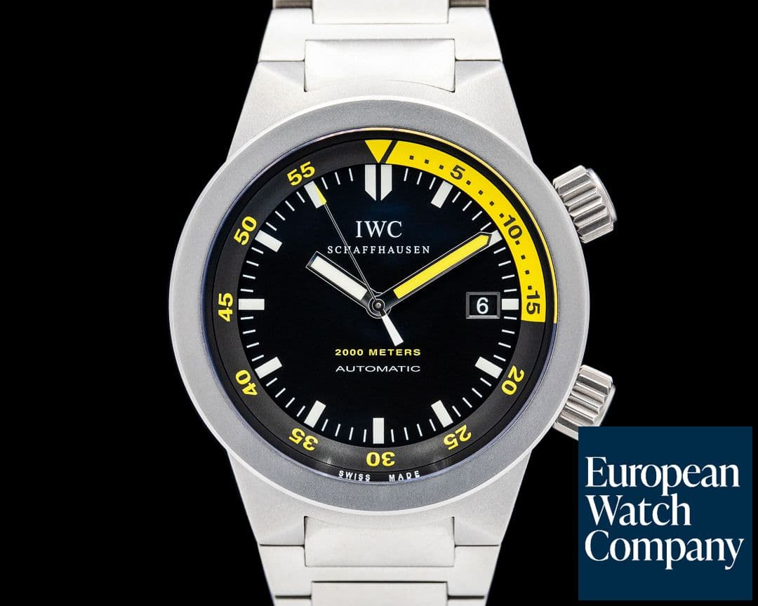 Image of IWC IW353803 Aquatimer 2000 Titanium Black Dial