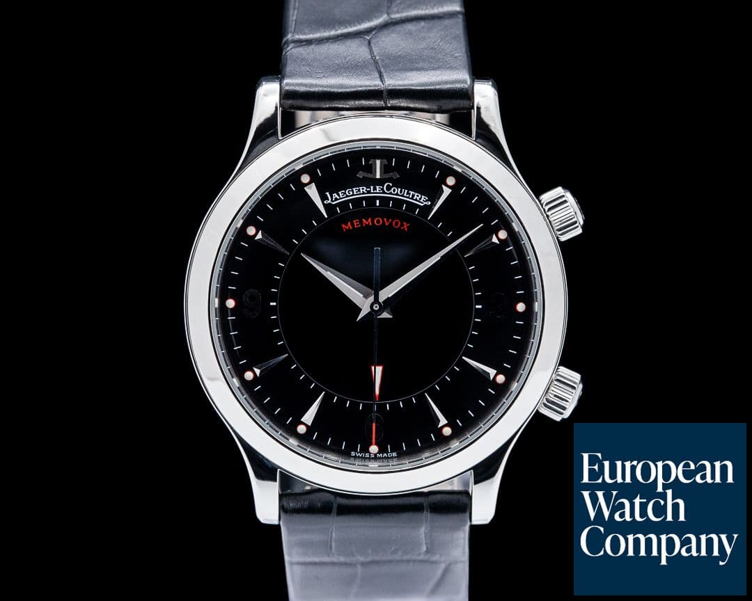 Image of Jaeger-LeCoultre Q1448470 Master Memovox SS Black Dial