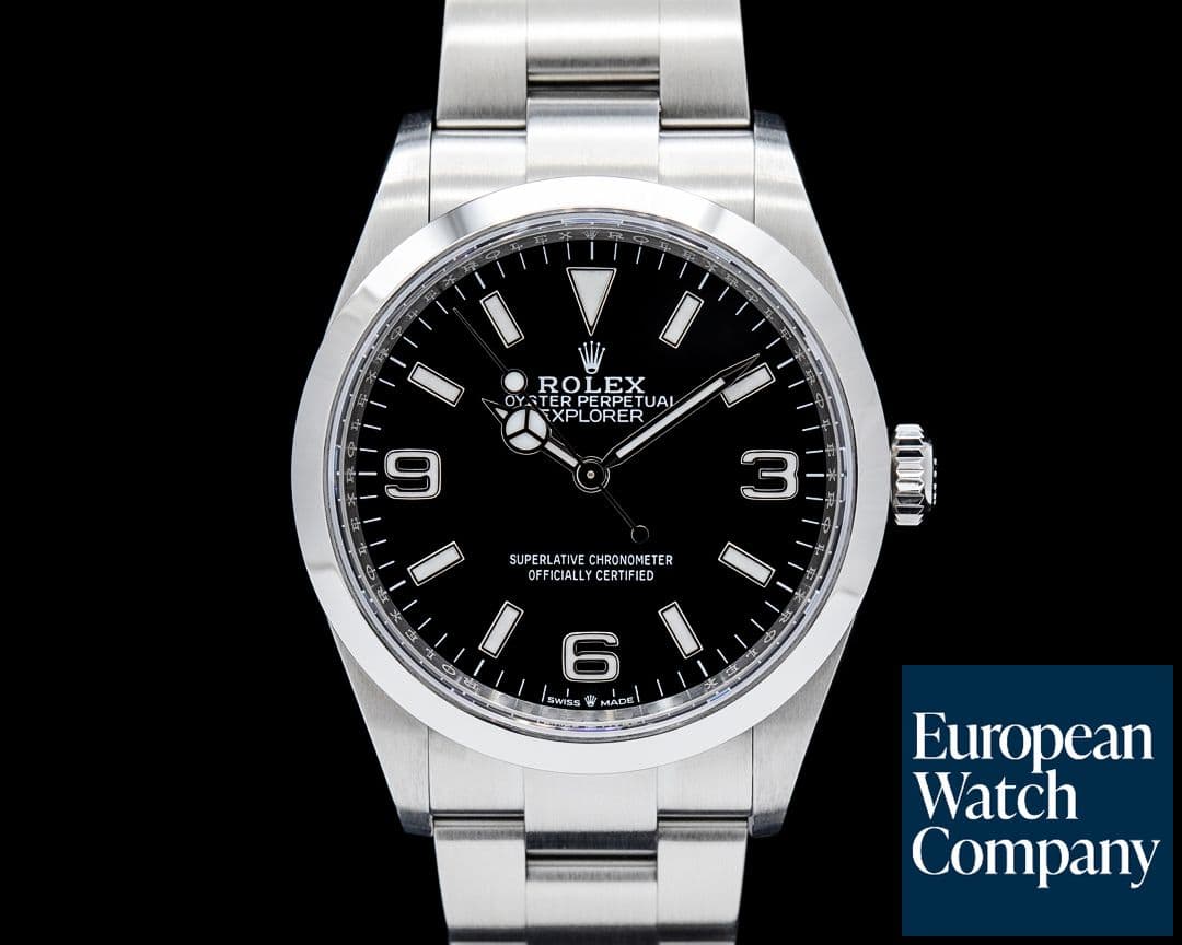Image of Rolex 124270 Explorer 36MM SS Black Dial