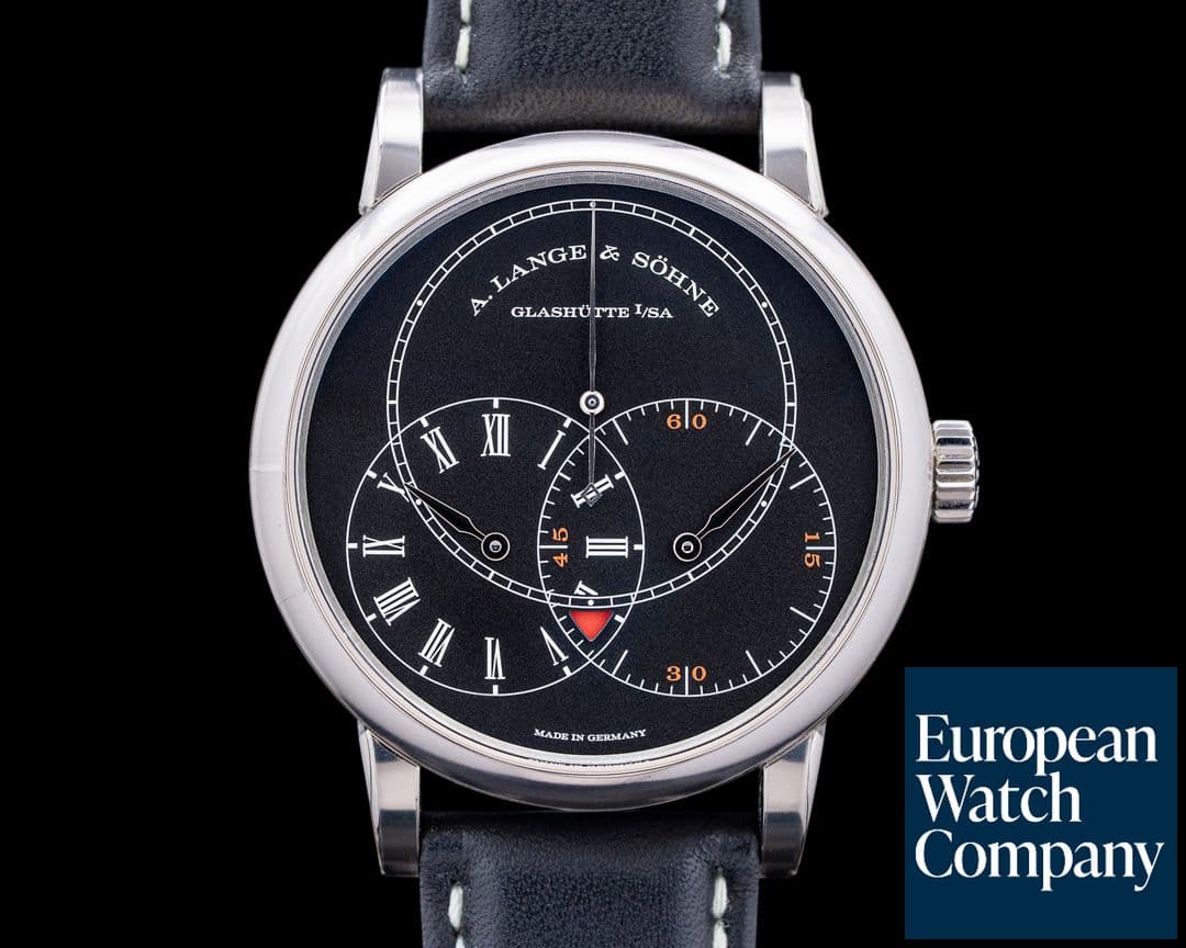 Image of A. Lange & Söhne 252.029 Richard Lange Jumping Seconds 18K White Gold Black Dial