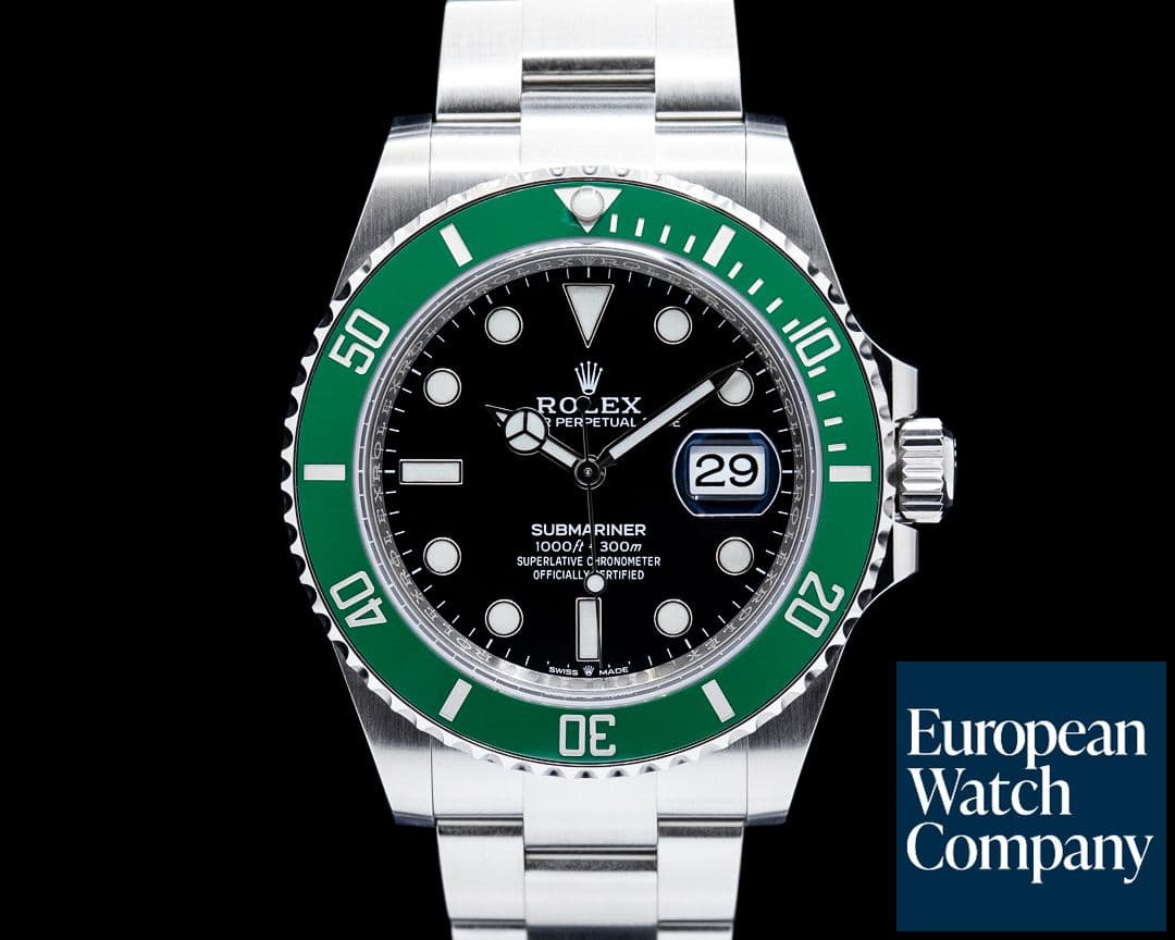Image of Rolex 126610LV Submariner Date "Starbucks" SS Black Dial