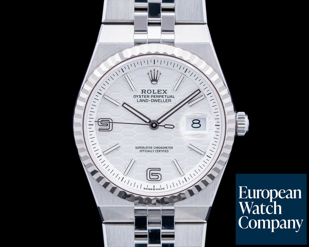 Image of Rolex 127234 Land-Dweller 36MM SS White Dial 2025