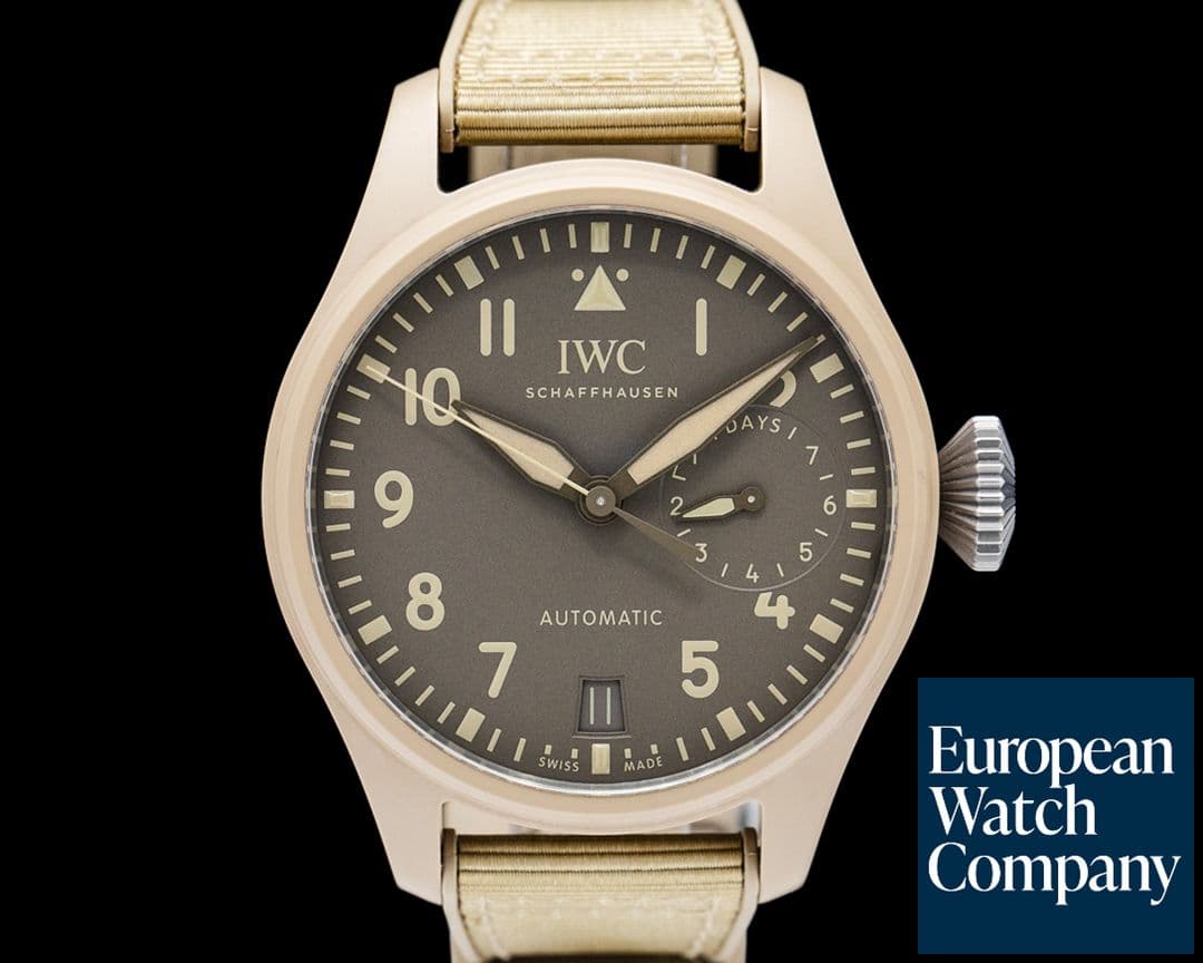 Image of IWC IW506003 Big Pilot Top Gun Mojave Desert Ceramic Brown Dial