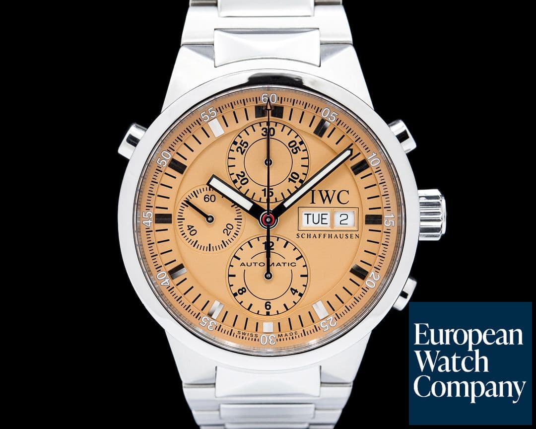 Image of IWC IW371513 GST Rattrapante Chronograph SS Salmon Dial