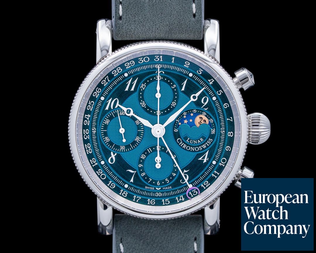 Image of Chronoswiss CLunar Chronograph Aurora SS Green Dial 2026