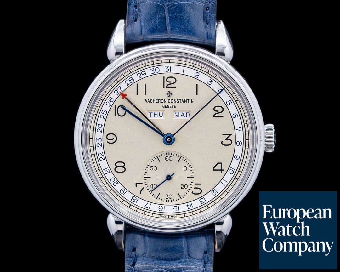 Image of Vacheron Constantin 3110V Les Historiques Triple Calendar 1942 SS Champagne Dial