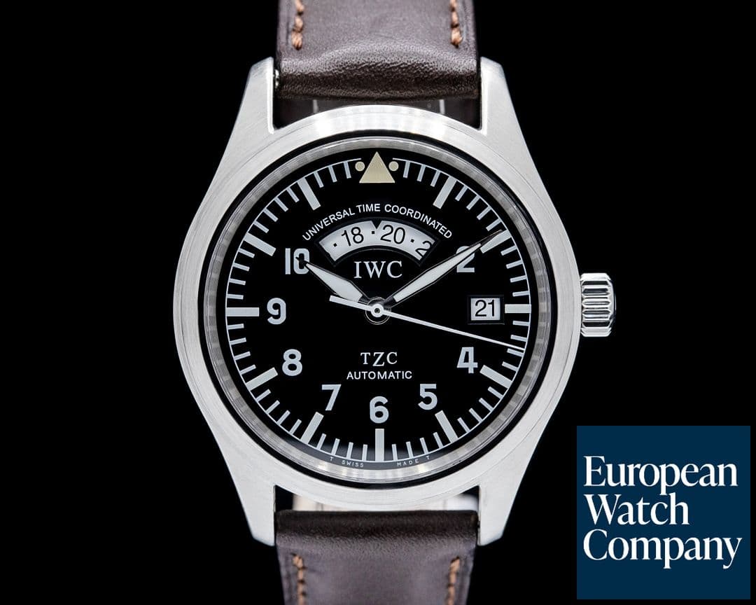 Image of IWC IW325101 Pilot's Watch UTC SS Black Dial