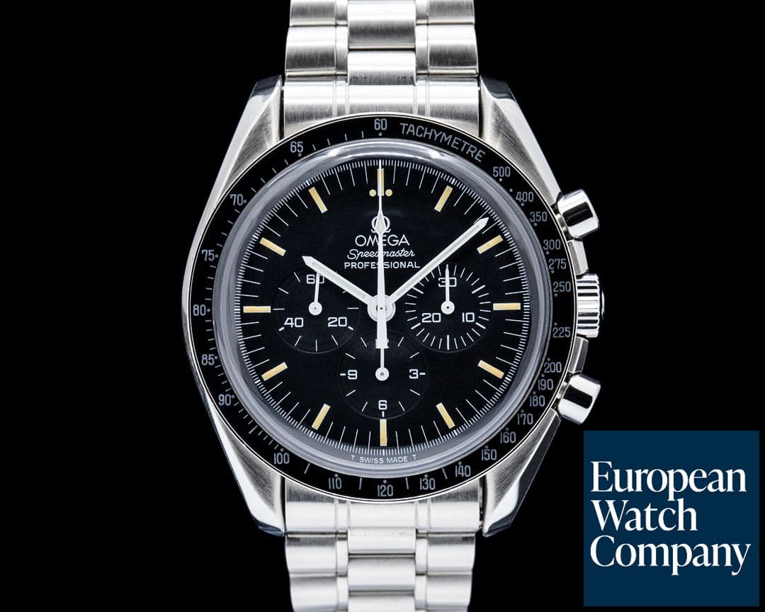 Image of Omega Speedmaster Professional Moonwatch SS Black Dial
