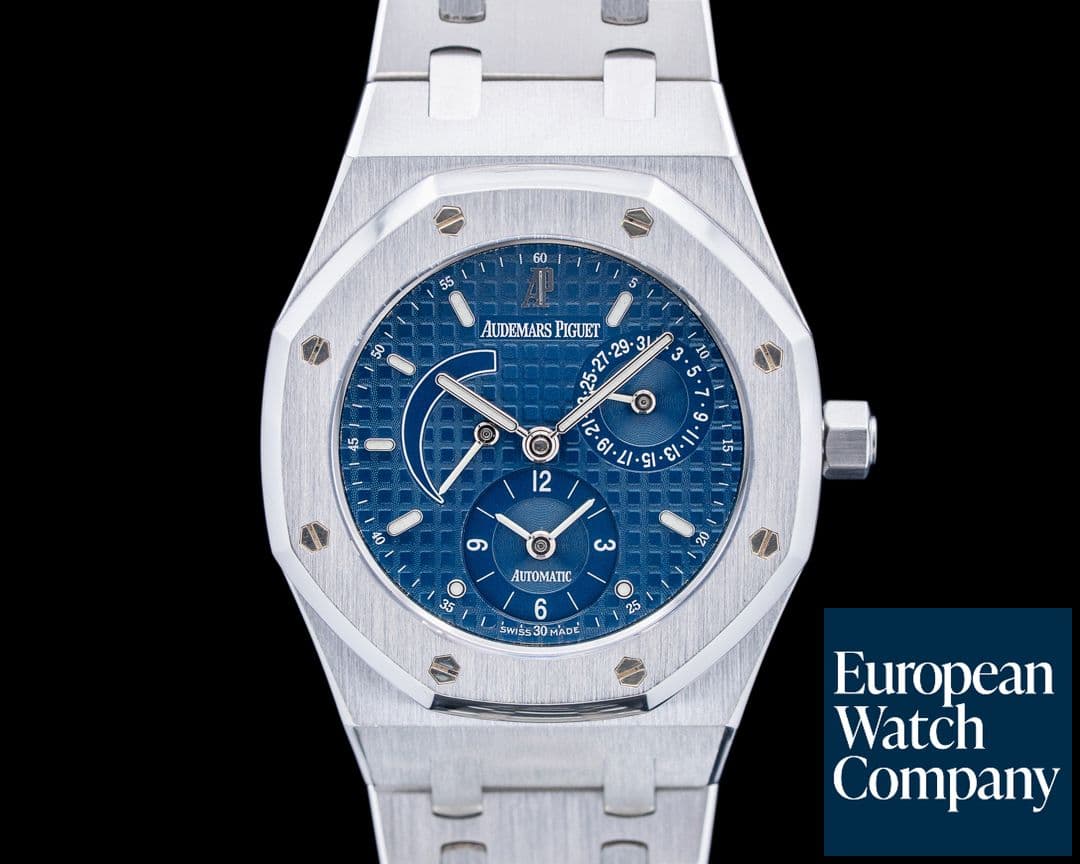 Image of Audemars Piguet 25730ST Royal Oak Dual Time SS Blue Dial