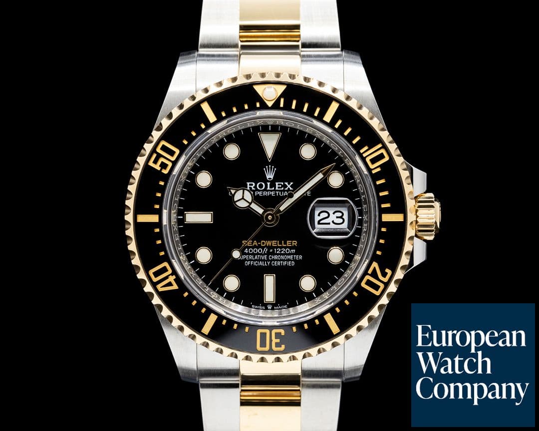 Image of Rolex 126603 Sea-Dweller SS / 18K YG Black Dial