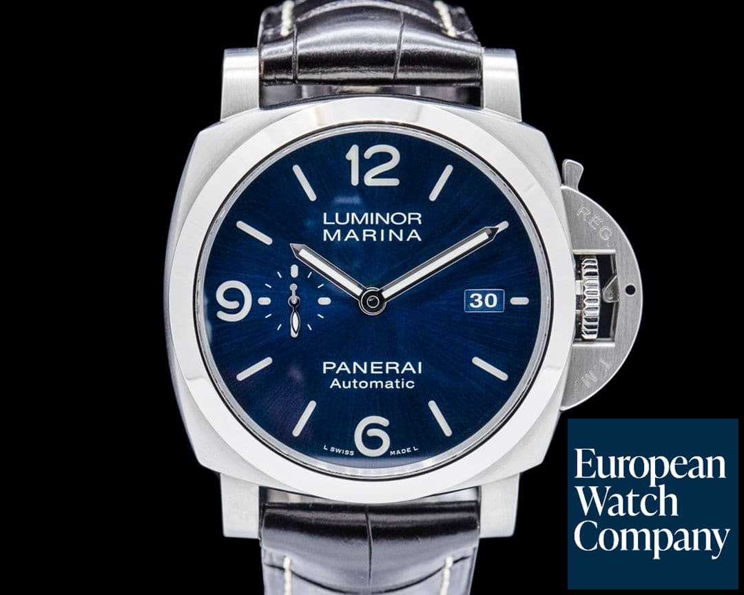 Image of Panerai PAM01313 Luminor Marina SS Blue Dial