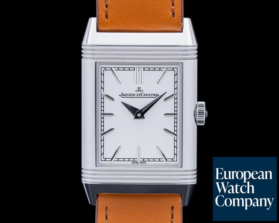 Image of Jaeger-LeCoultre Q7168420 Reverso Tribute Monoface SS Silver Dial