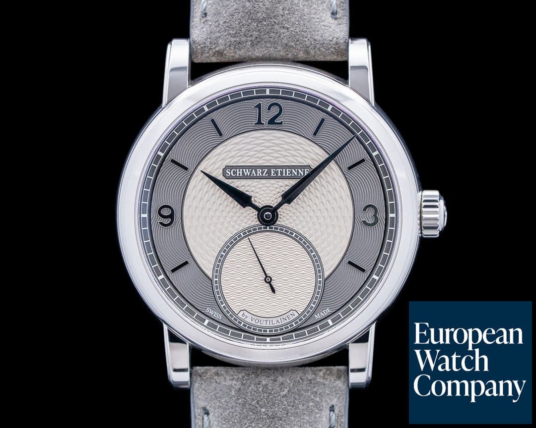 Image of Schwarz Etienne Roma Synergy by Kari Voutilainen SS Sand Gray Dial LIMITED