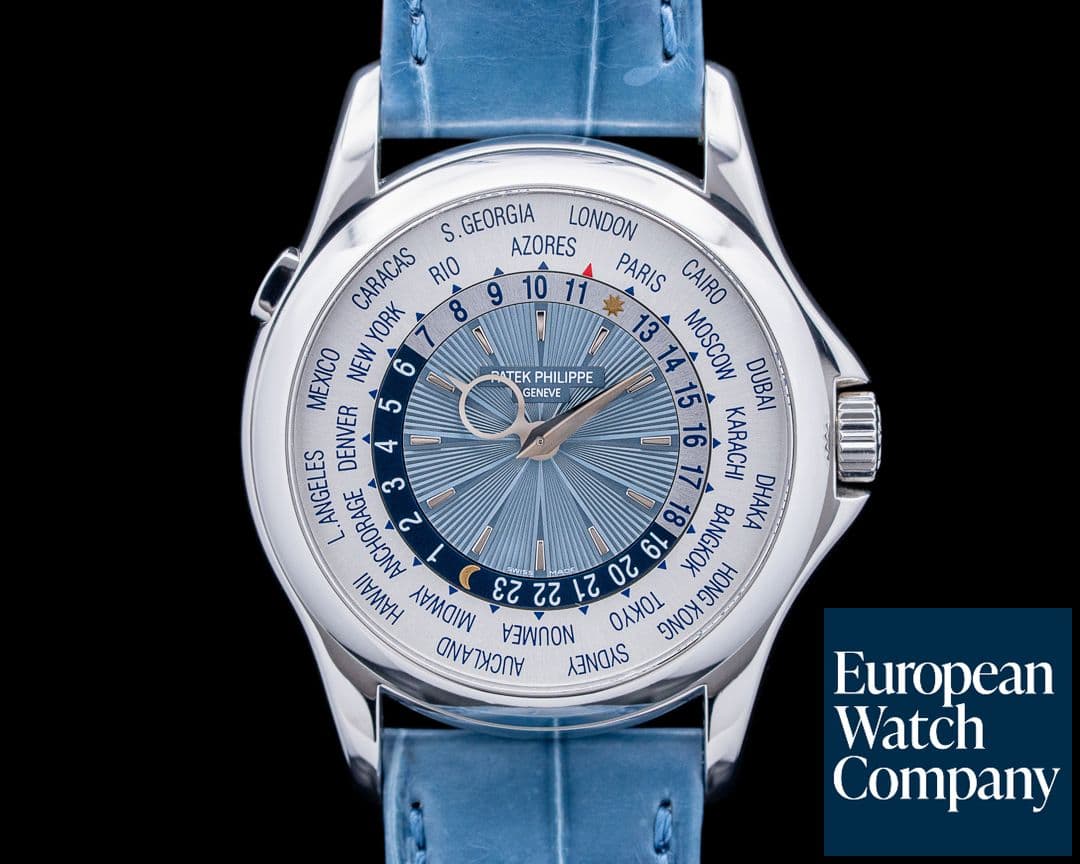 Image of Patek Philippe 5130P World Time Platinum Blue Dial