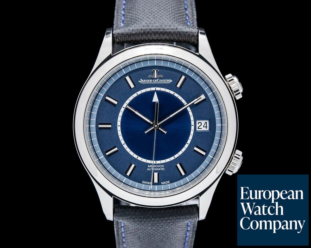Image of Jaeger-LeCoultre Q141848J Master Memovox Boutique Edition SS Blue Dial LIMITED