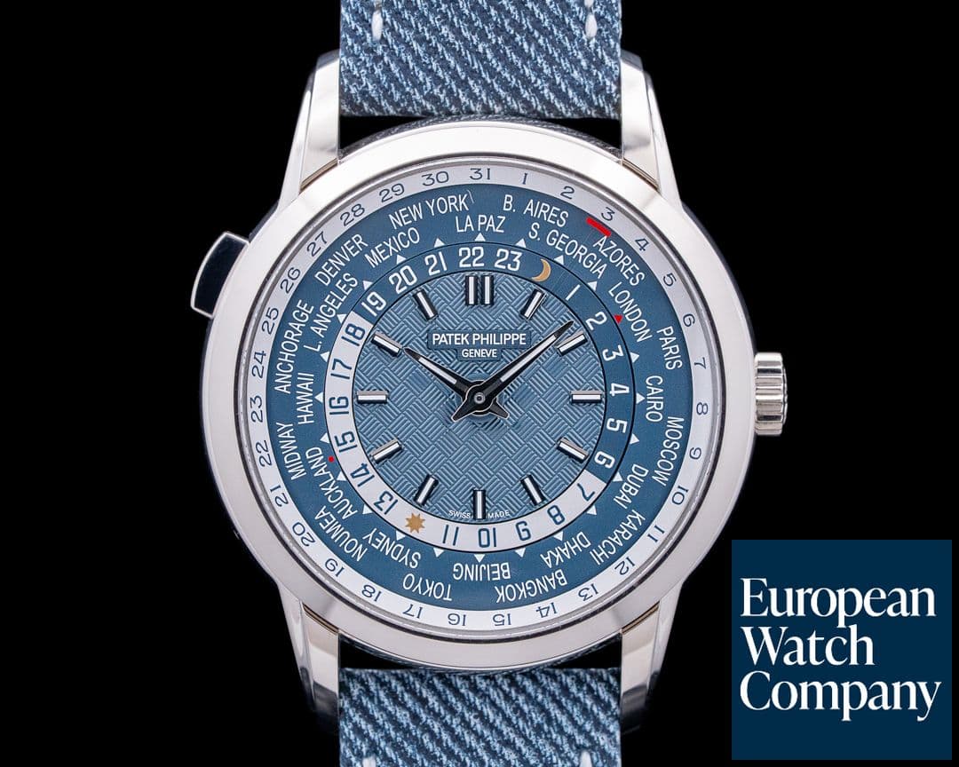 Image of Patek Philippe 5330G-001 World Time 18K White Gold Blue Dial 2025