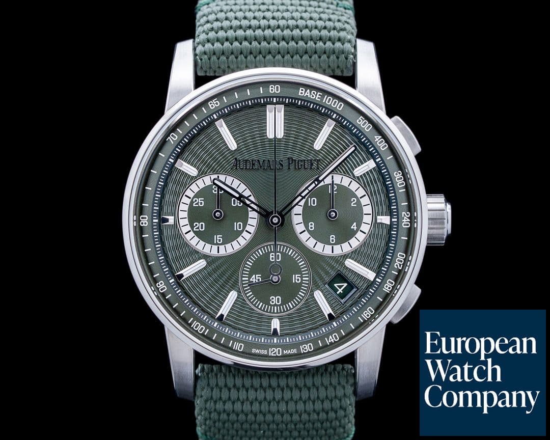 Image of Audemars Piguet 26393ST Code 11.59 SS Green Dial