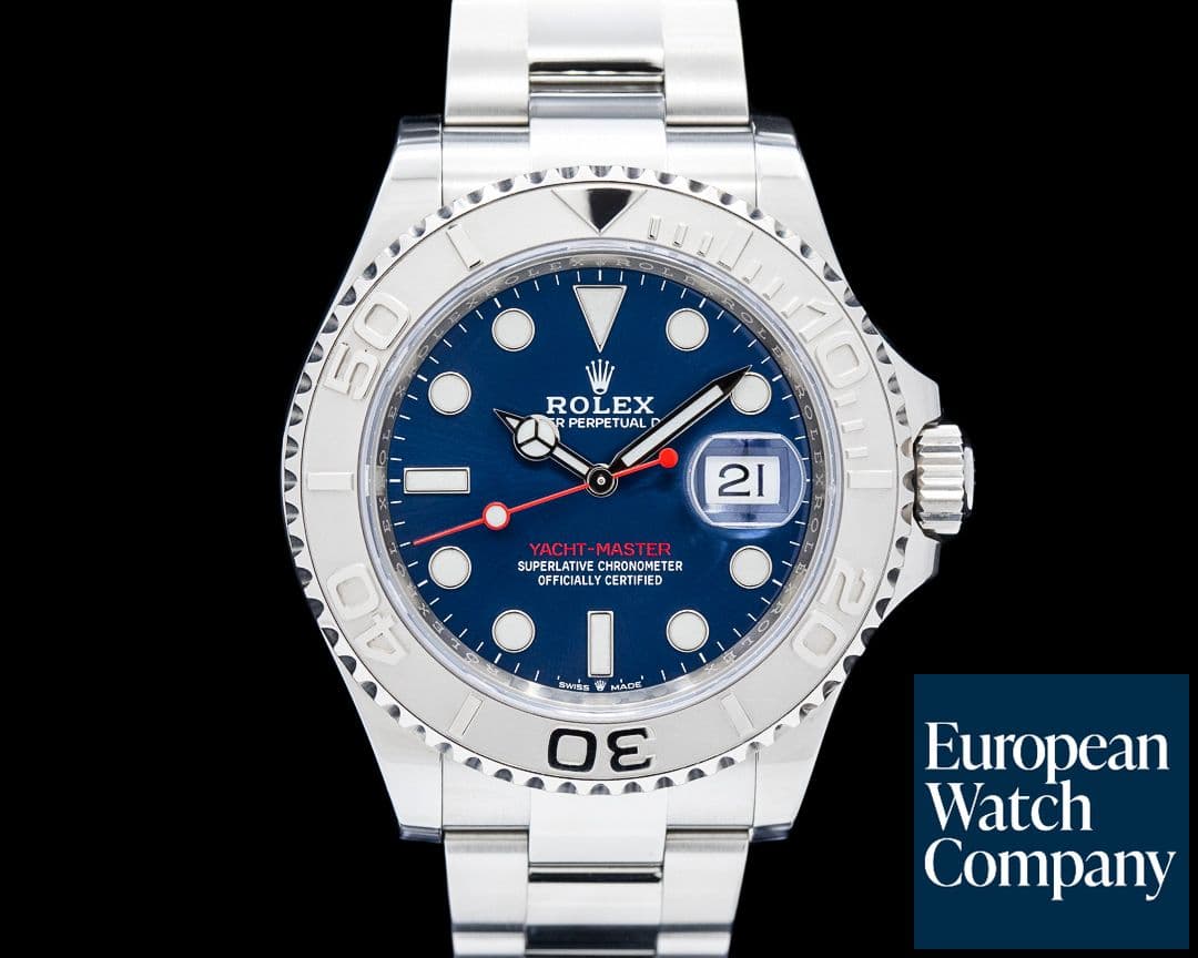Image of Rolex 126622 Yacht-Master 40MM Platinum Bezel SS Blue Dial