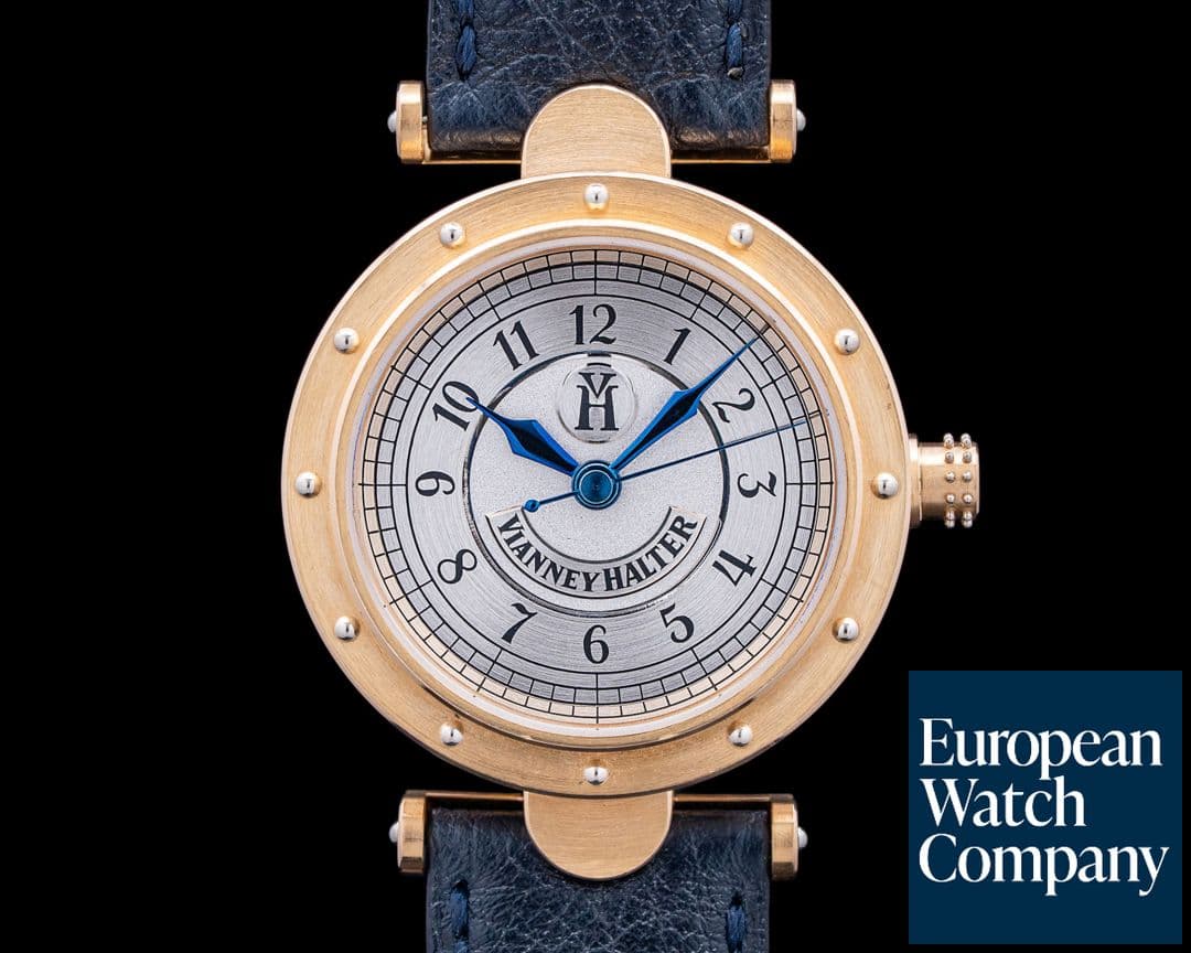Image of Vianney Halter Classic 18K Rose Gold Silver Dial