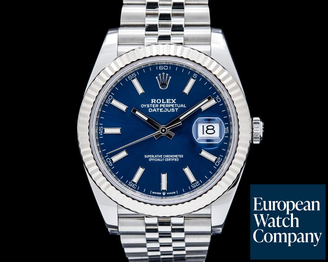 Image of Rolex 126334 Datejust 41MM SS Blue Dial