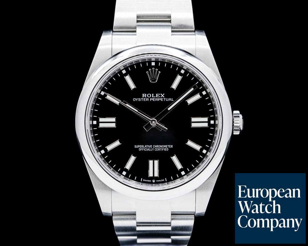 Image of Rolex 124300 Oyster Perpetual 41 SS Black Dial