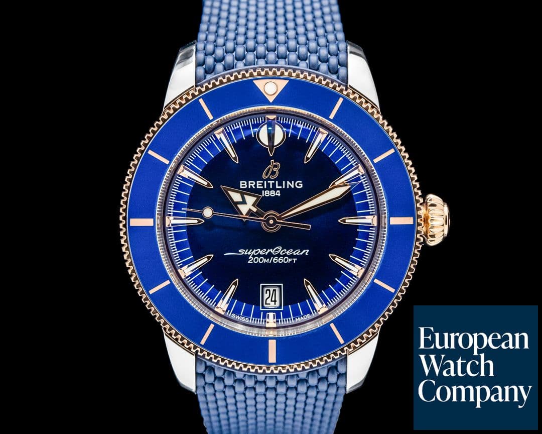 Image of Breitling Superocean Heritage B31 Automatic 44 SS / 18K RG Blue Dial