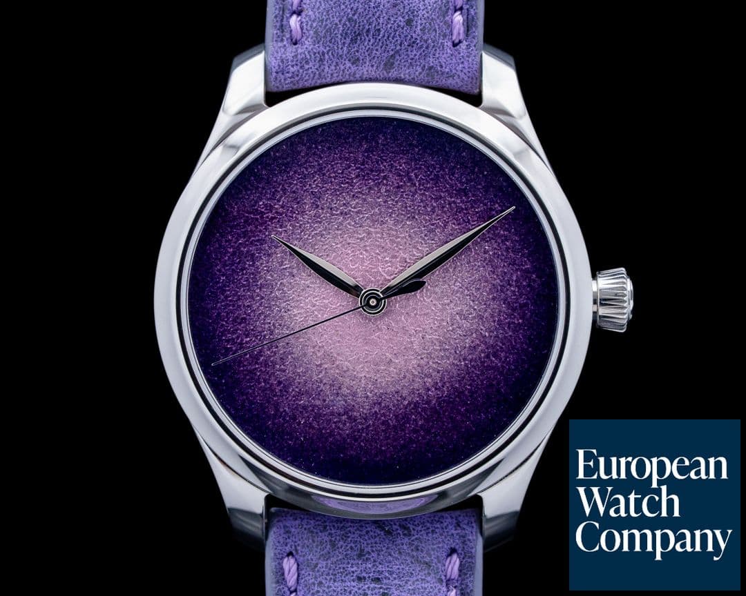 Image of H. Moser & Cie. Endeavour Centre Seconds Concept Enamel SS Purple Dial 2026