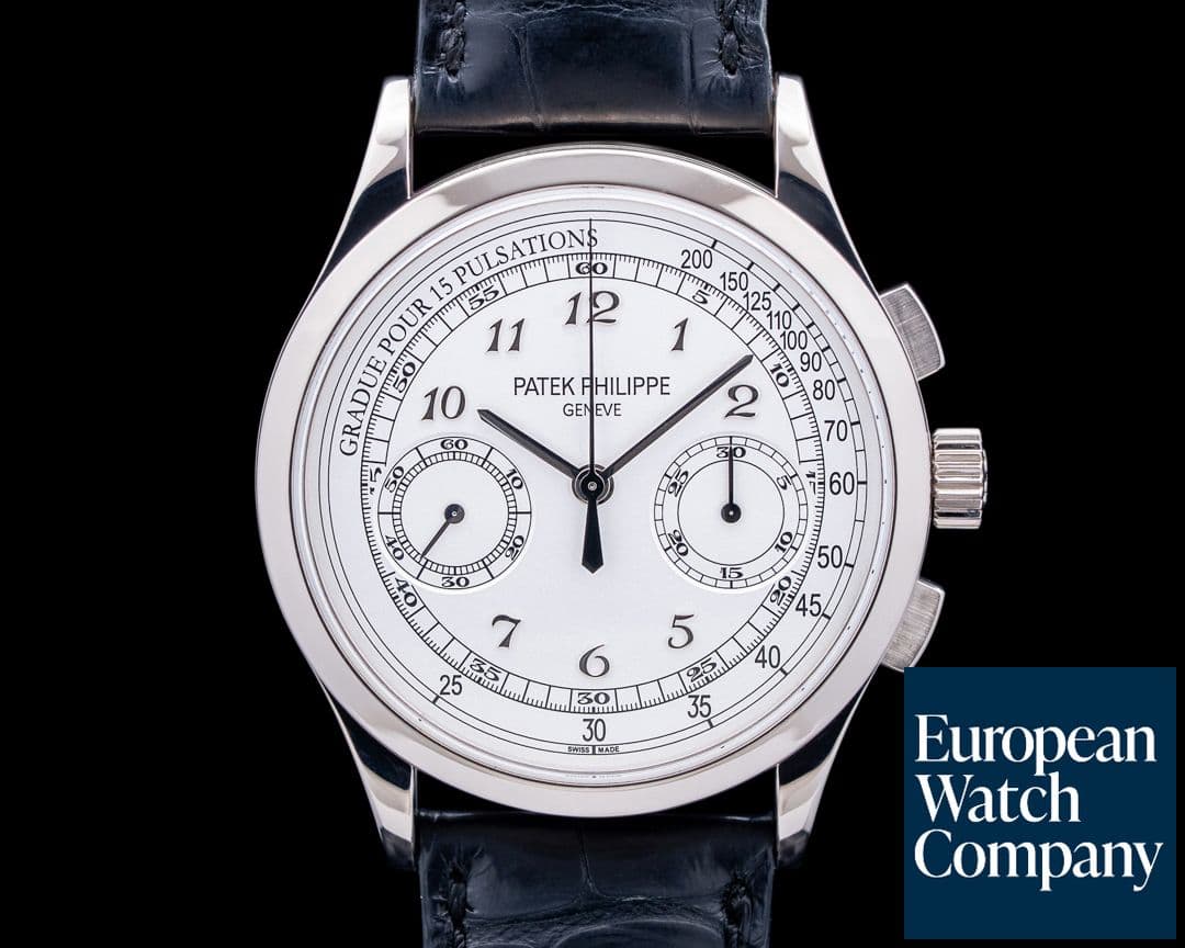 Image of Patek Philippe 5170G Chronograph 18K White Gold Silver Dial