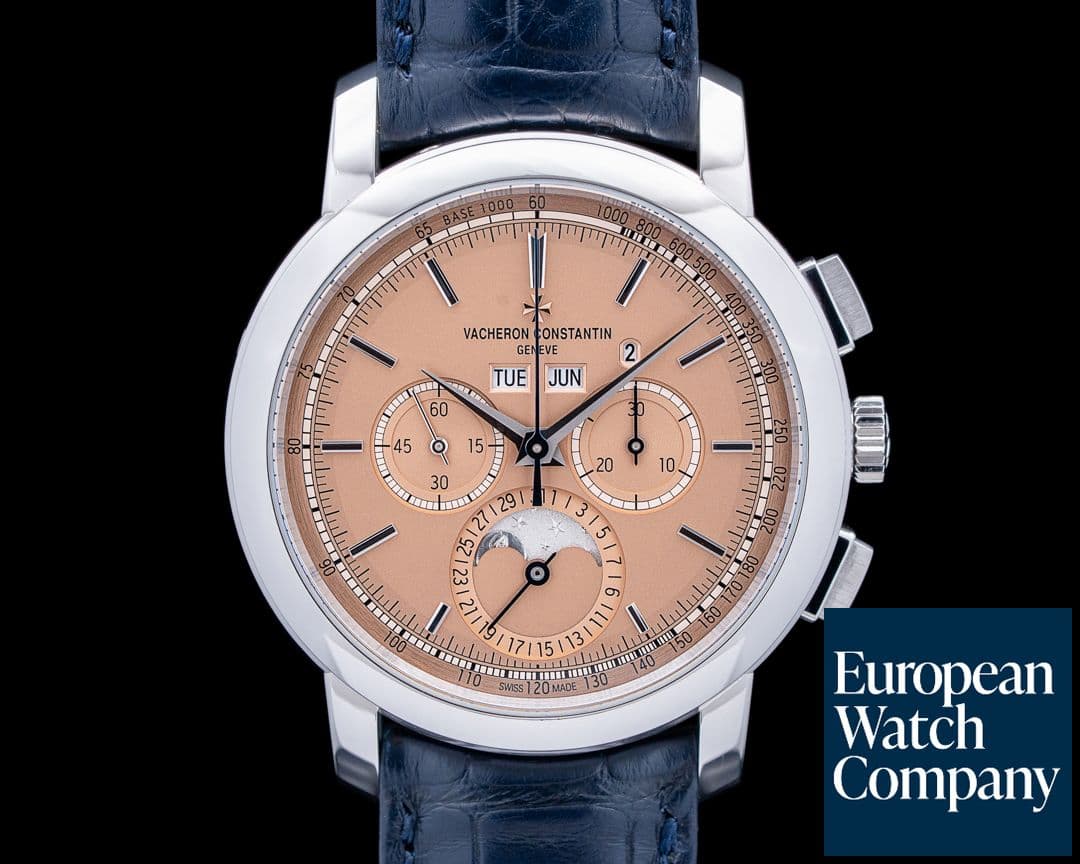 Image of Vacheron Constantin Traditionnelle Perpetual Calendar Chronograph PT Salmon Dial