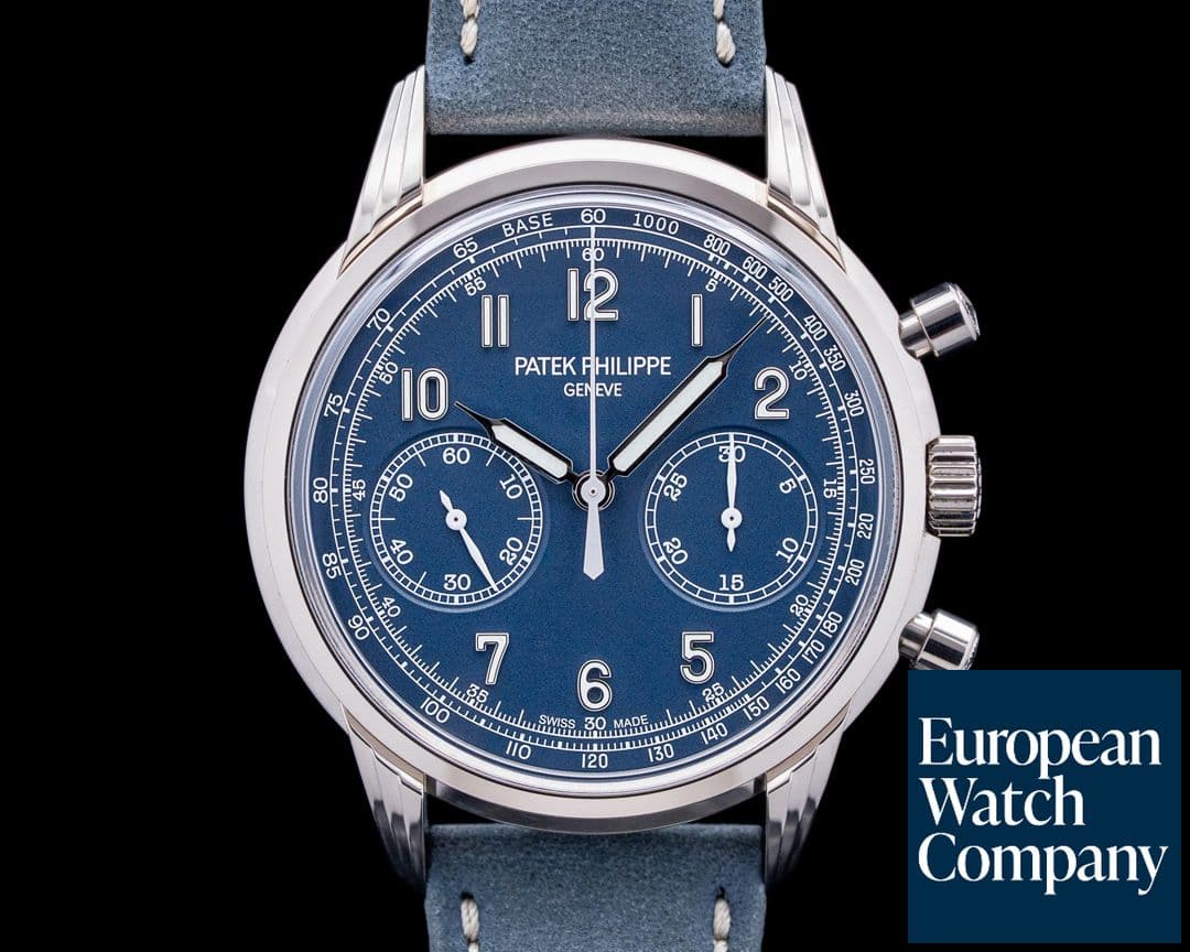 Image of Patek Philippe 5172G-001 Chronograph 18K White Gold Blue Dial