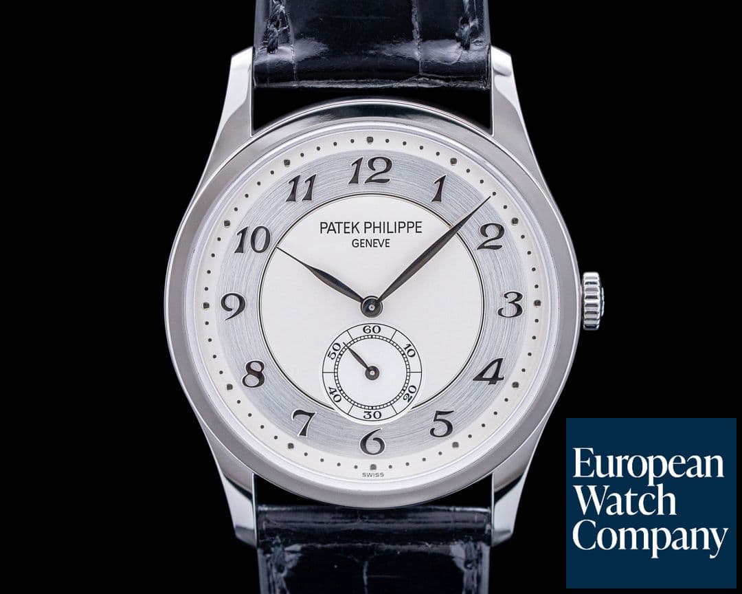 Image of Patek Philippe 5196P Calatrava Platinum Silver Dial