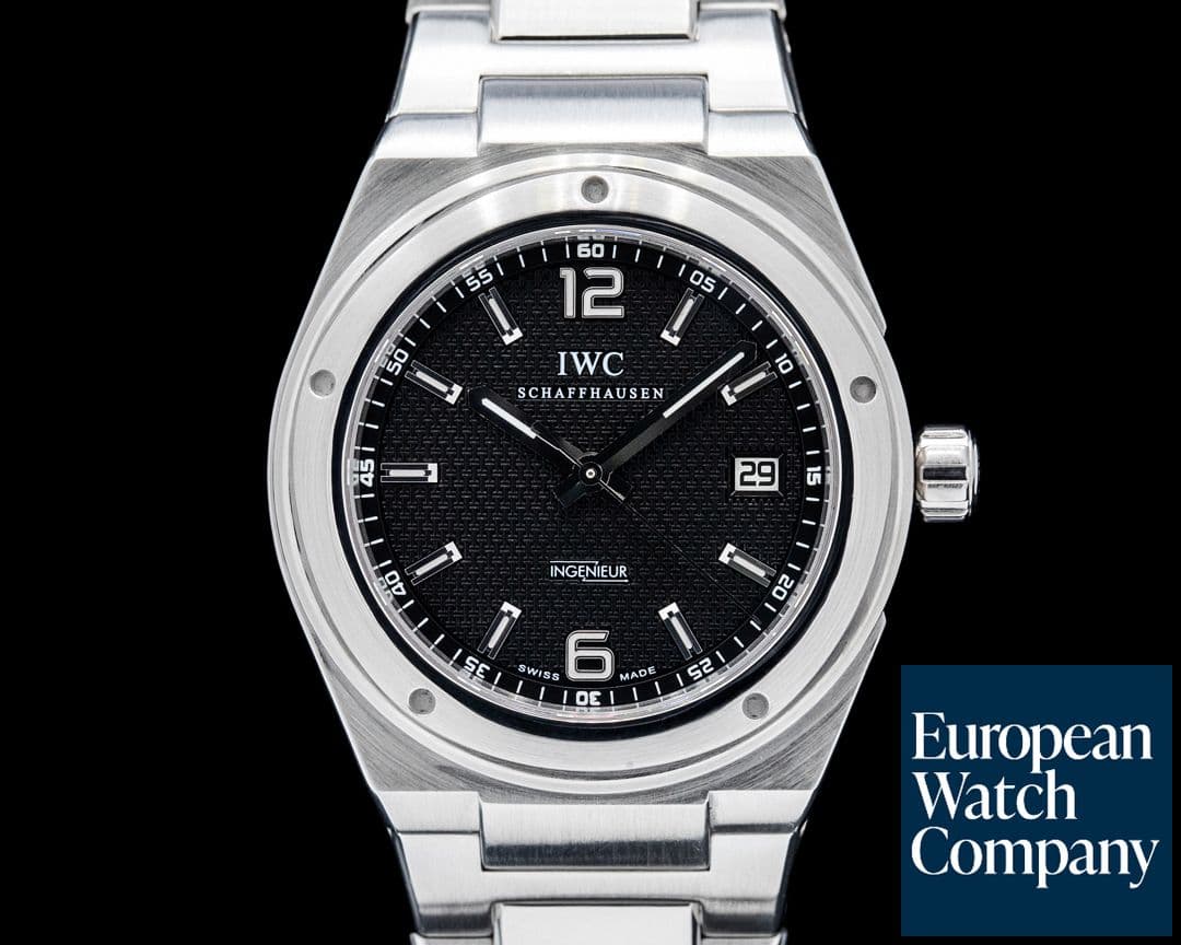 Image of IWC IW322701 Ingenieur SS Black Dial