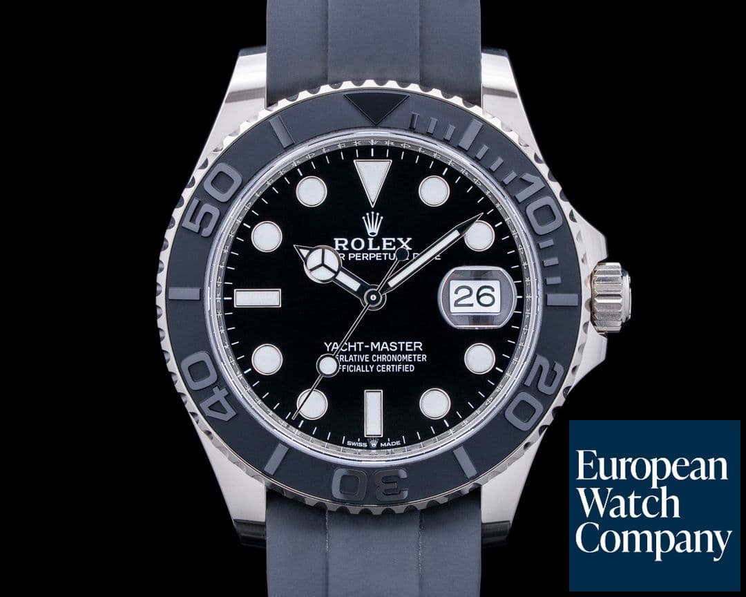 Image of Rolex 226659 Yacht-Master 42MM 18K White Gold Black Dial