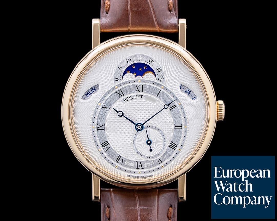 Image of Breguet 7337BA Classique Moonphase Day Date 18K Yellow Gold Silver Dial