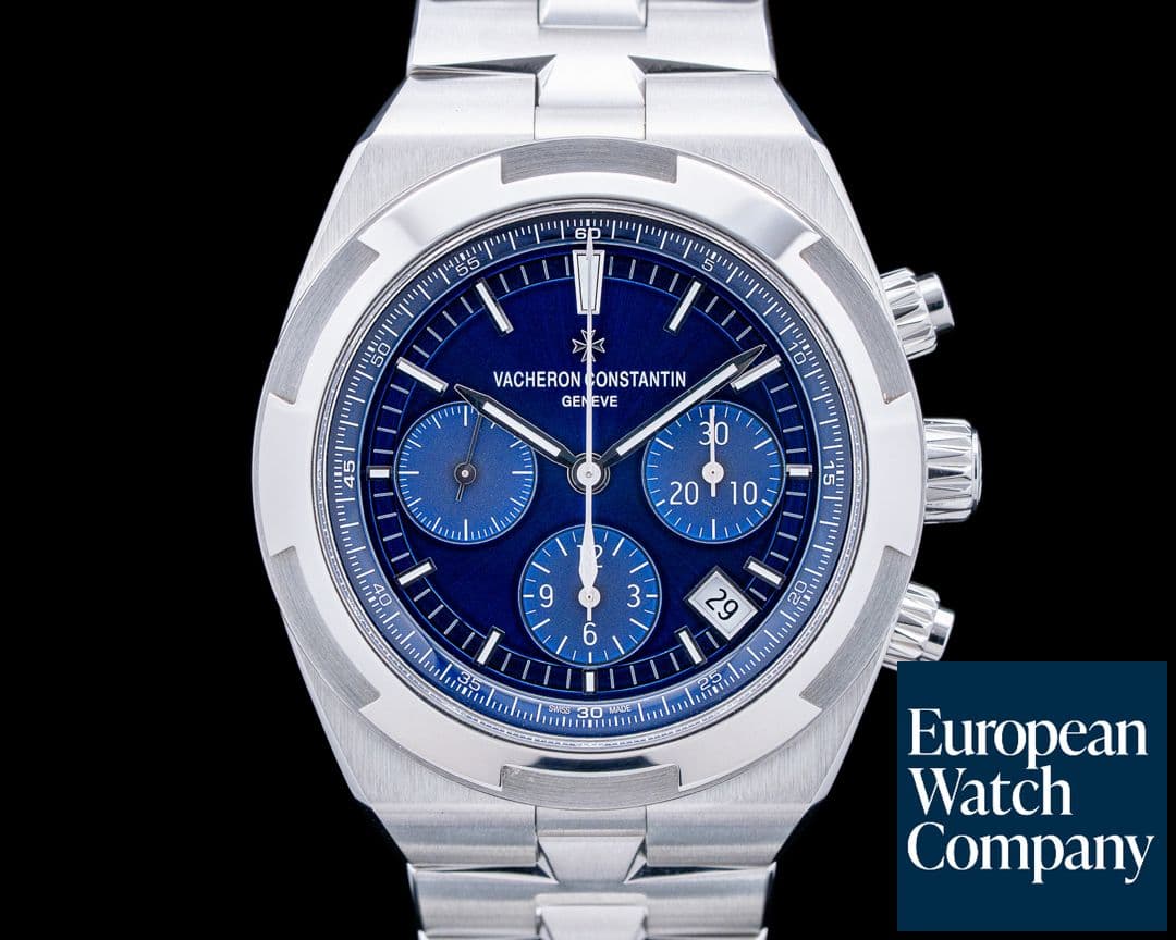 Image of Vacheron Constantin 5500V Overseas Chronograph SS Blue Dial