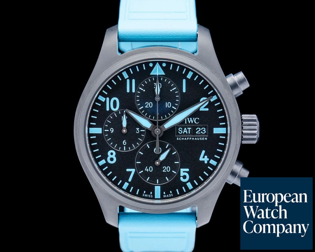 Image of IWC Pilot's Watch Chronograph 41 "George Russell" Ceramic Black Dial 2026 LE