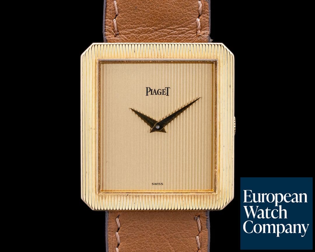 Image of Piaget 91542 Protocole Manual Wind 18K Yellow Gold Champagne Dial