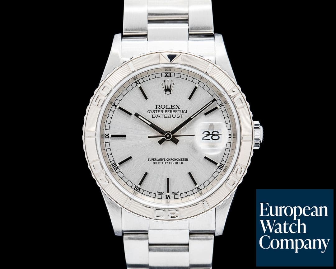 Image of Rolex 16264 Datejust Turn-O-Graph SS Silver Dial Circa. 2000