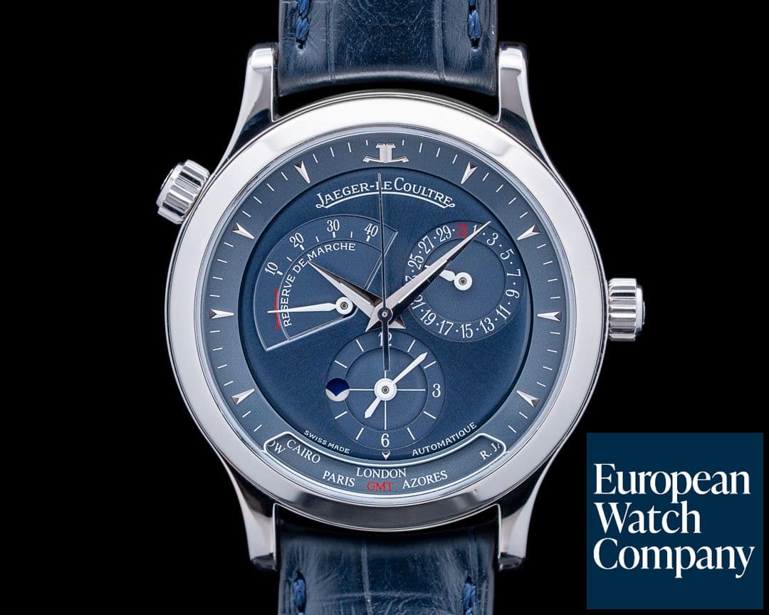 Image of Jaeger-LeCoultre 142.6.92 Master Geographic Platinum Blue Dial LIMITED