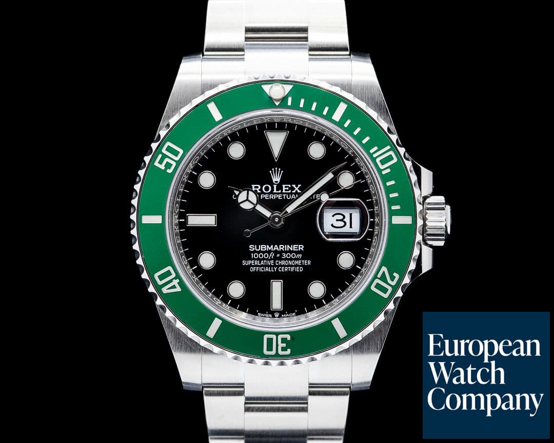 Image of Rolex 126610LV Submariner Date "Starbucks" SS Black Dial