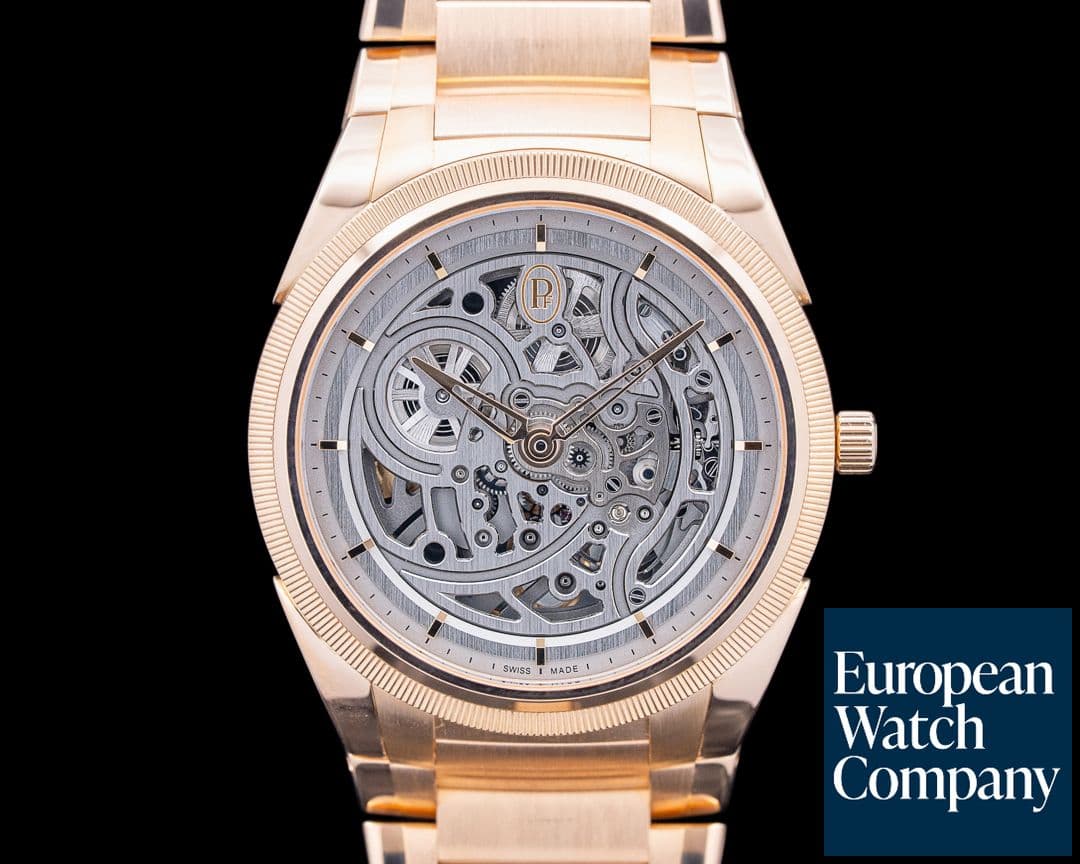 Image of Parmigiani Tonda PF Skeleton 18K Rose Gold Graphite Skeleton Dial
