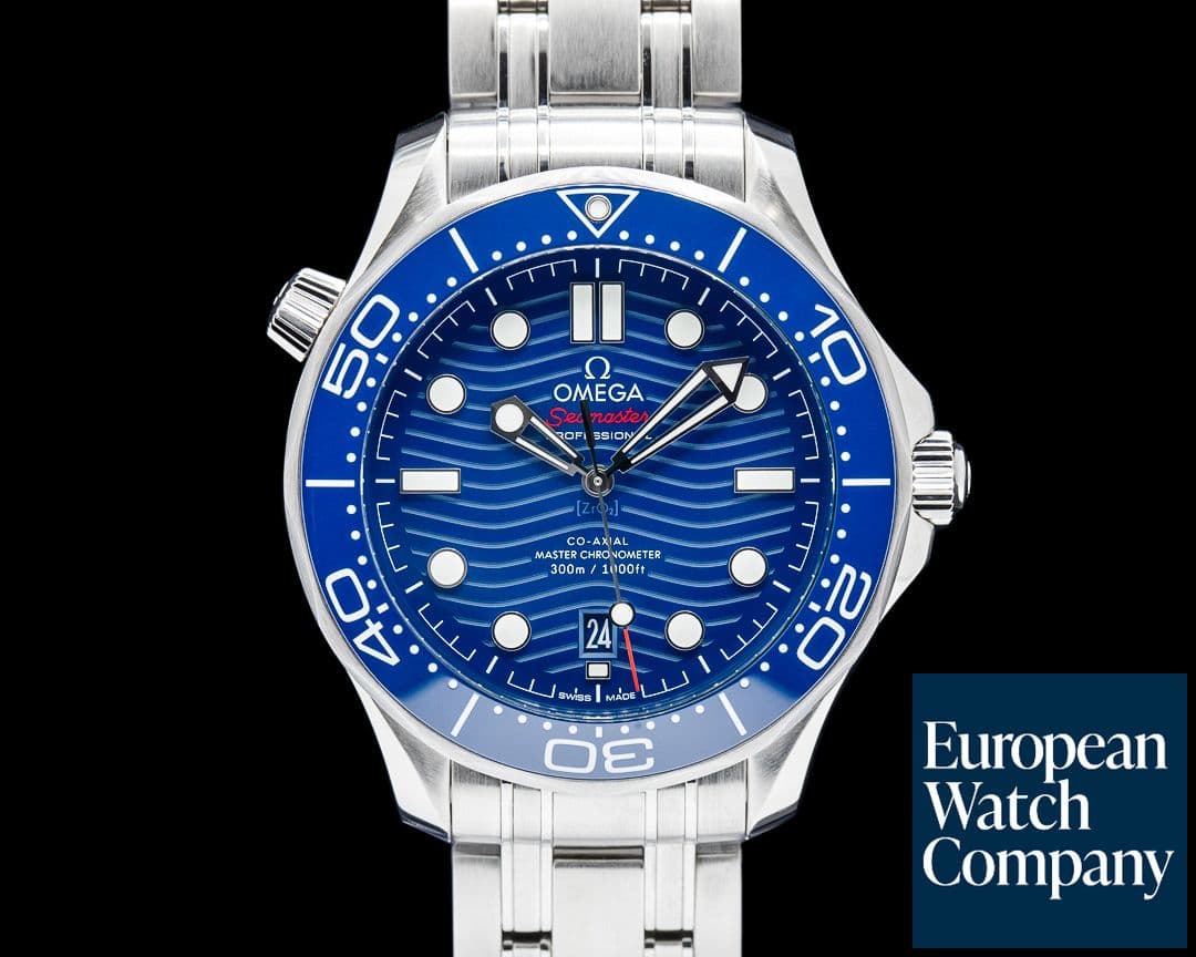Image of Omega Seamaster Diver 300M SS Blue Dial